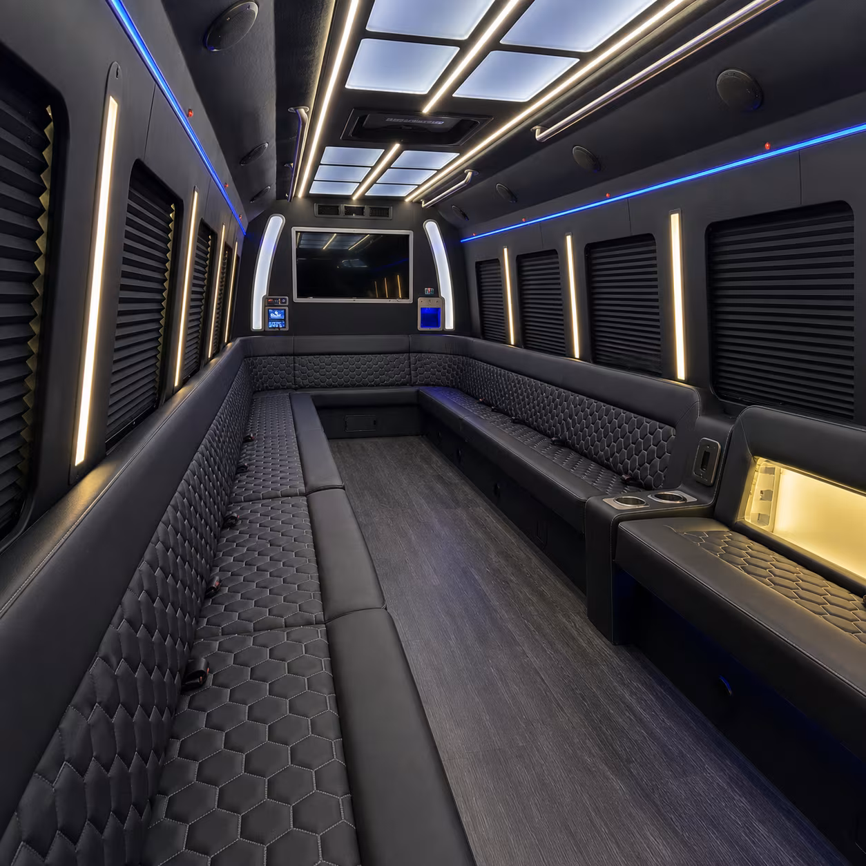 greenwich party bus rentals inside