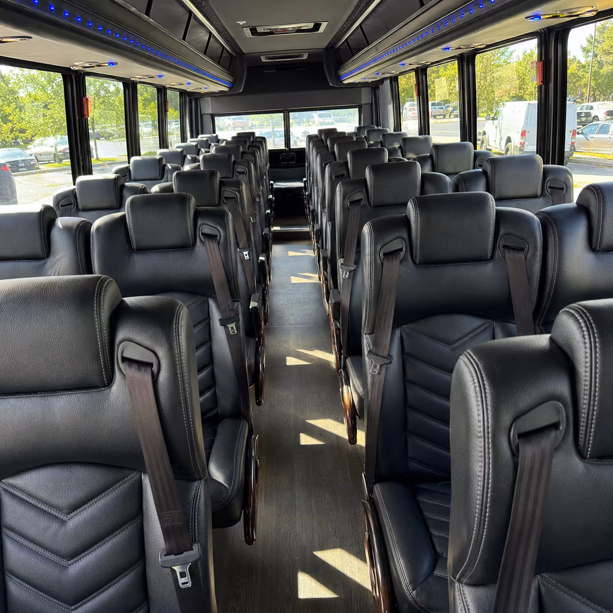 jersey city easy corporate transportation with a jersey city charter bus