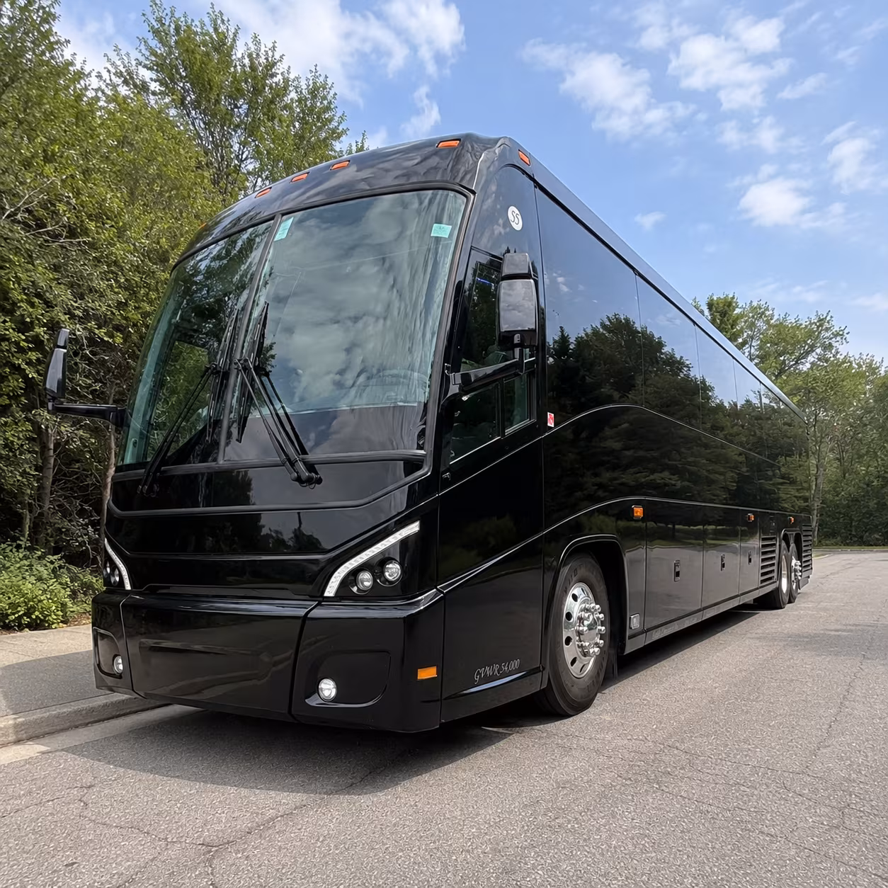 norwalk charter bus rental exterior