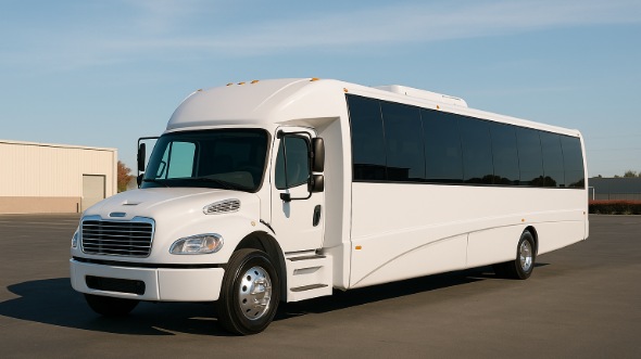 Exterior of Charter Bus Company Hartford's 35 Passenger Minibus in Hartford