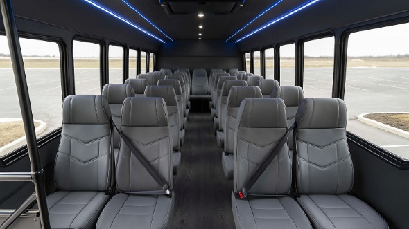 greenwich 15 passenger minibus inside