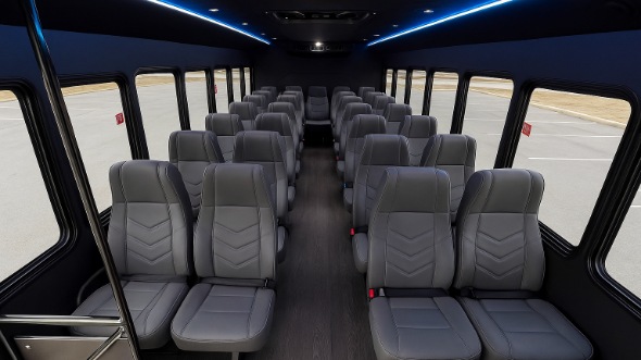greenwich 20 passenger minibus inside