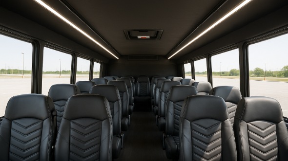 greenwich 20 passenger minibus interior