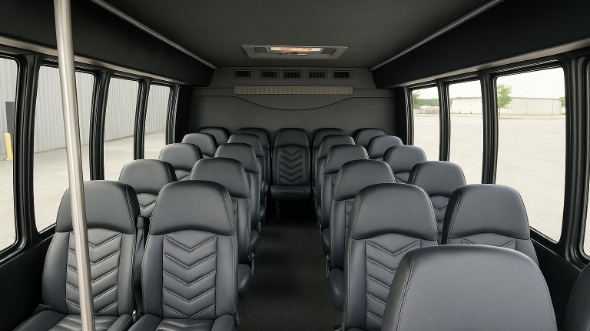 greenwich 25 passenger minibus inside