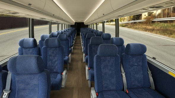 greenwich 28 passenger minibus inside