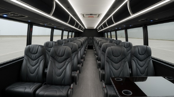 greenwich 35 passenger minibus inside