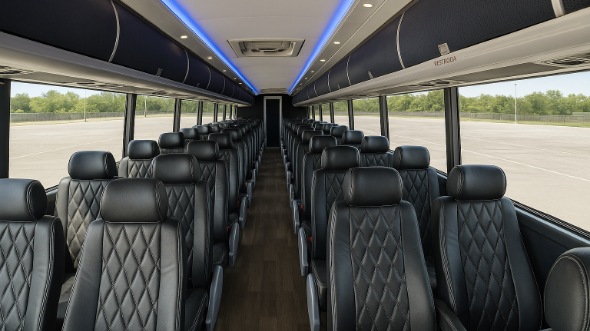 greenwich 50 passenger charter bus rental